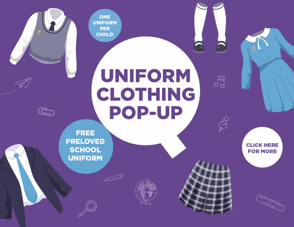 Uniform Clothing Pop-Up graphic