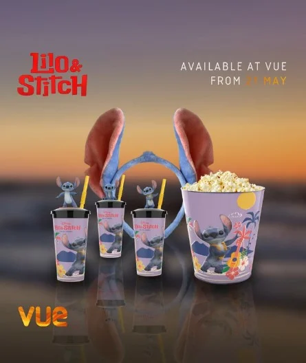 LILO & STITCH MERCH INCOMING 🛸
Get ready for headbands, cups with toppers, and popcorn buckets @vue !
#movies #vue  #leisure #stores #cultural #hub #retail #lifestyle #brands #social #community #operators #experiential #asset #destination #theheartofnorwich #WeHaveChanged #shopdinewatchplay #norfolk #castlequarter #norwich #alwaysareason